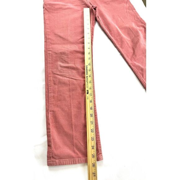 Girls Vineyard Vines Salmon Pink Straight Leg Corduroy Pants sz 12 EUC - Picture 5 of 7